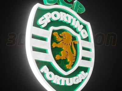 Sporting Clube De Portugal logo - Cinematic - 3D print 3D model