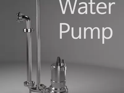 Sewage Pump 3D model