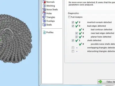 063 - Lion Nail Pendant 3D print model