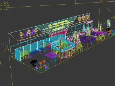 Exhibition - Area - 25X8-3DMAX2012-05 3D model
