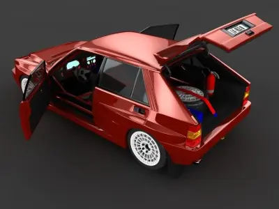 Lancia Delta evo 3D model