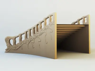 Stairs staircase 3D model