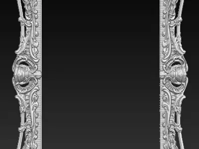 Frame Relief 7 3D Model 3D print model