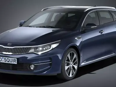 Kia Optima Sportswagon 2017 3D model