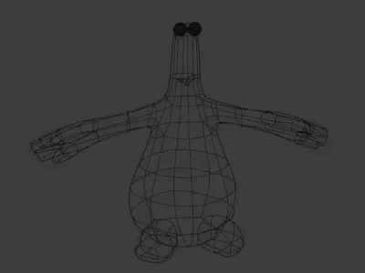 Low Detail Alien Character 3D Model Free 3D model