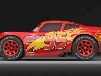 Pixar lightingmcqueen Car model 3D model
