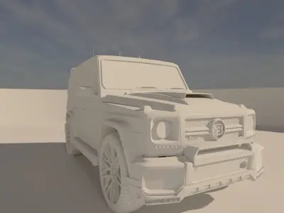 BRABUS mercedes-benz g class - mercedes-benz g class Low-poly 3D model