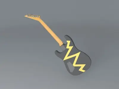 Jackson Steve Lynch model guitar Free 3D model
