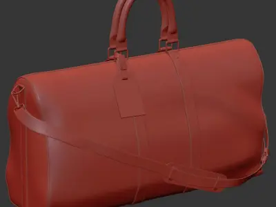 Louis Vuitton Monogram Keepall Bandouliere 55 3D model