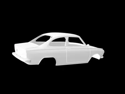 DAF 44 Coupe 3D print model
