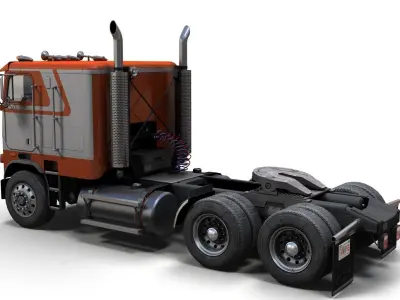 Freightliner FLT Low-poly 3D model