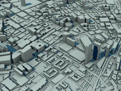 Manchester City England United Kingdom 3D print model