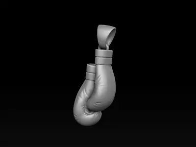 Boxing Gloves Pendant 3D print model