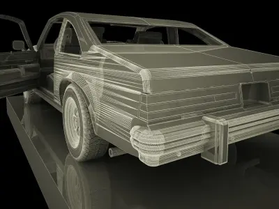 buick-skylark-2-door-coupe-1977 car 3D model