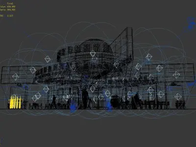 Exhibition - Area - 20X15-3DMAX2009-01 3D model