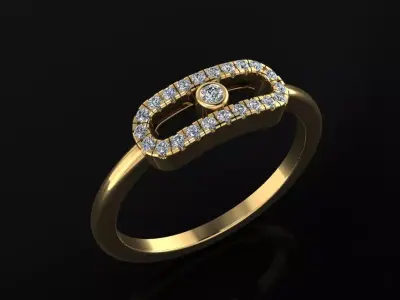 Messika Move Ring 3D print model purchase