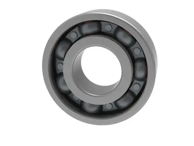 6204-2RS Ball Bearing 3D model