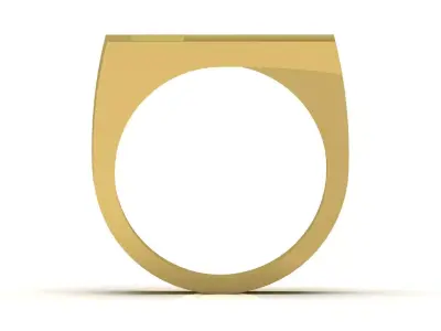 Mens Special Yellow Gold stl 3dm Ring Model mr0271 3D print model