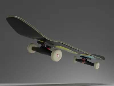  Skateboard  3D model