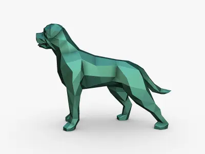 Bullmastiff 3D print model