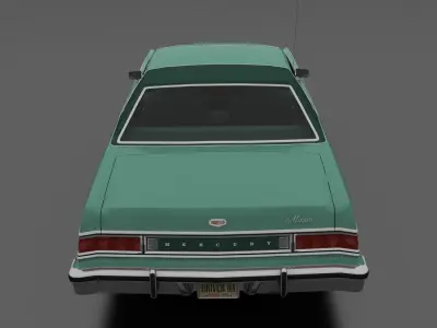 Marquis 2dr 1975 Low-poly 3D model
