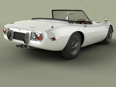 Toyota 2000GT Cabrio 3D model