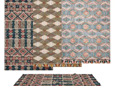 Rugs No 587 Low-poly 3D model
