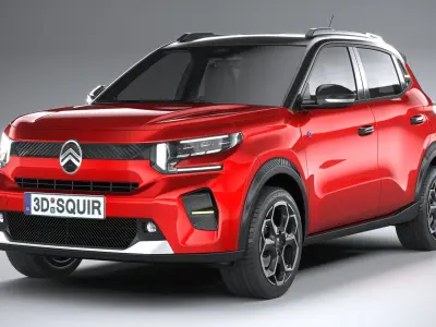 Citroen e C3 2024 3D model