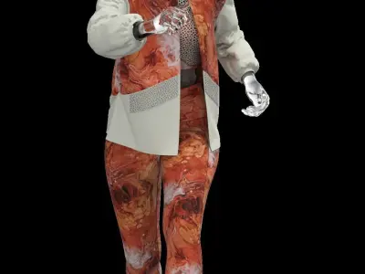 3d Woman Sport  3D model