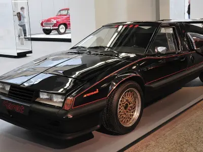 SKODA 110 FERAT - prototype sport car Low-poly 3D model