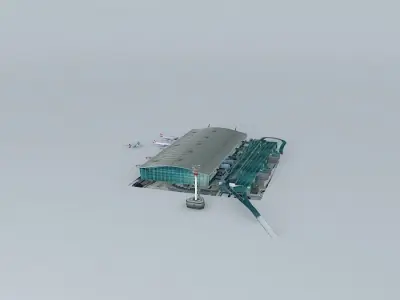 Heathrow airport Free 3D model