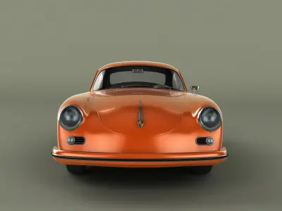 Porsche 356 3D model