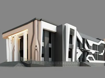 Theatre Building ID069 3D model