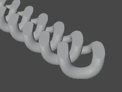 Cuban Link Chain  Free 3D model
