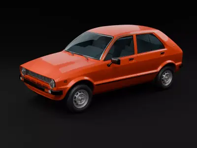 Daihatsu Charade 1977 3D model