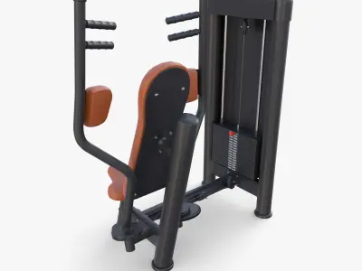 Pec deck machine 3D model