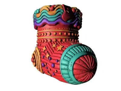 Christmas Socks 3D Printable Model 3D print model