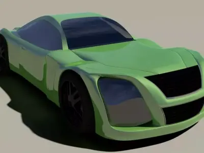 Concept Car Custom  Free 3D model