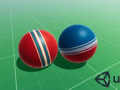 Soviet Toy Ball Free low-poly 3D model