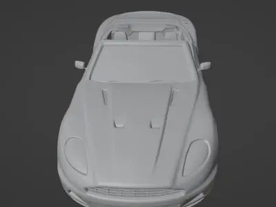 SUPER CAR - ASTON MARTIN DBS - 3D Printable Car 3D print model