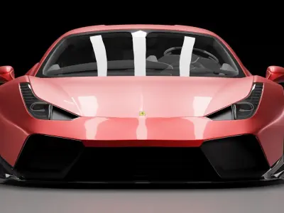 Ferrari 458 Mostafa Design 3D model