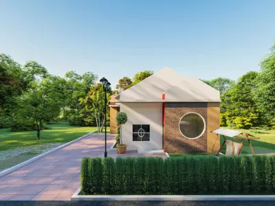 MINIMALIST HOUSE 3D model purchase