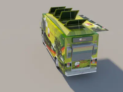 Food Truck Design 3D model