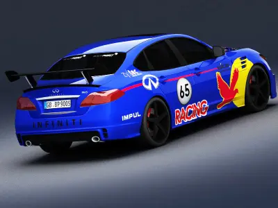 Infiniti M45 Impul Race Version 3D model