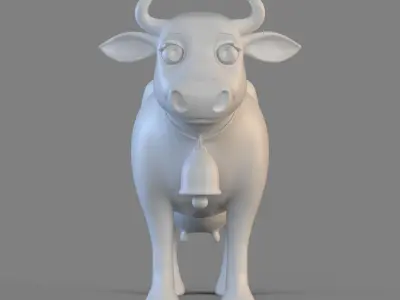 Cartoon Cow 3D model