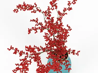 Berries Hive Vases 3D model