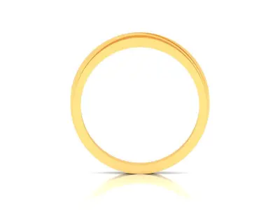 Solitaire Engagement Ring 3D print model 18