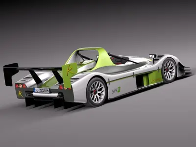 Radical SR8 2012 race car 3D model