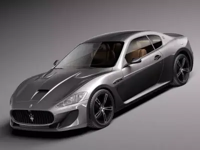 Maserati GranTurismo MC Stradale 2014 3D model
