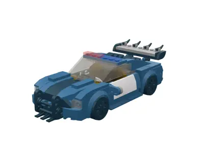 MocBricks3D - MK27002 - Nissan GT-R R34 Liberty Walk 3D print model